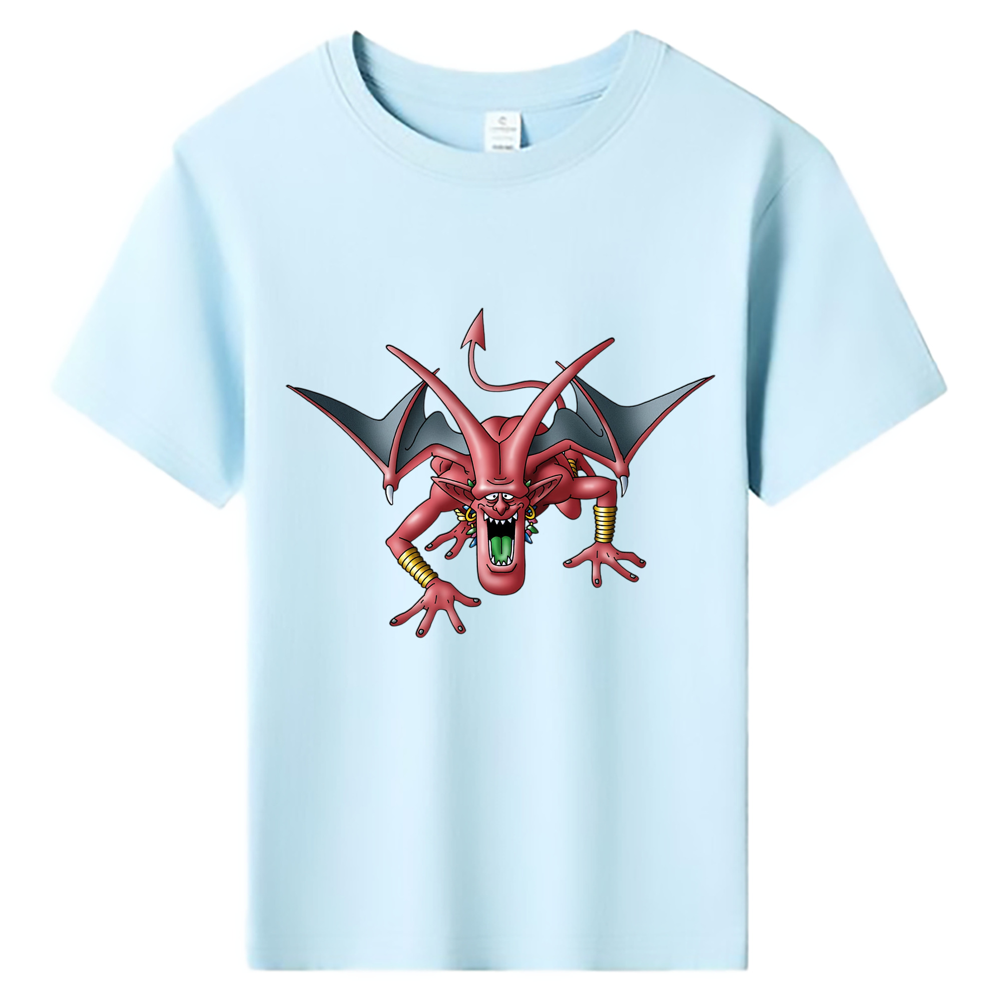 （画像用） ドラゴンクエスト Doragon Kuesuto Dragon Quest 綿100％キッズTシャツ（フロントプリント）